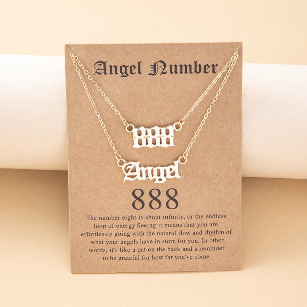 Angel Number Necklace 888